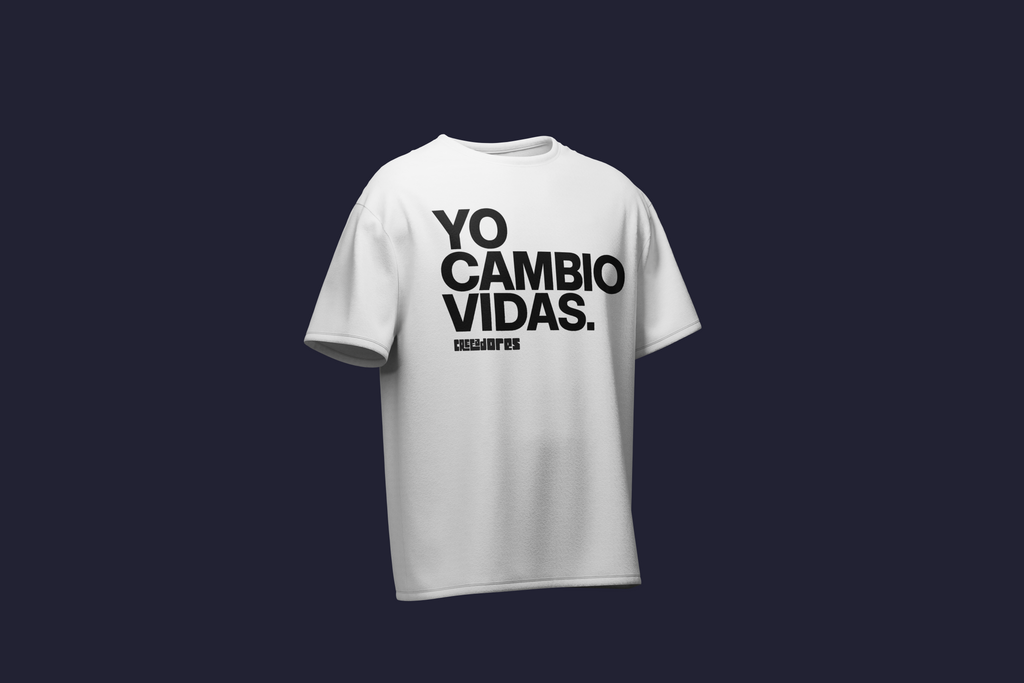 T-SHIRT "YO CAMBIO VIDAS."