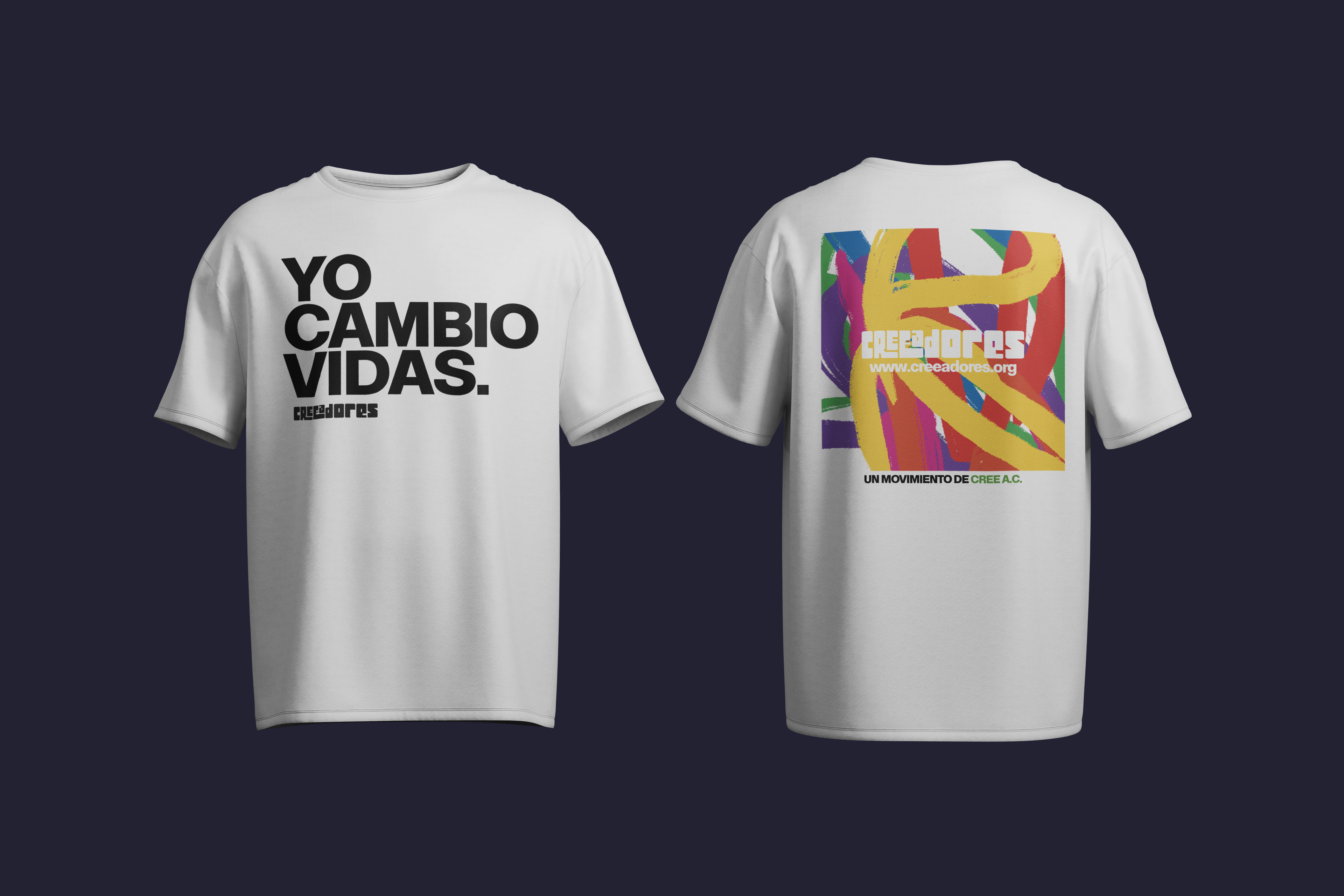 T-SHIRT "YO CAMBIO VIDAS."