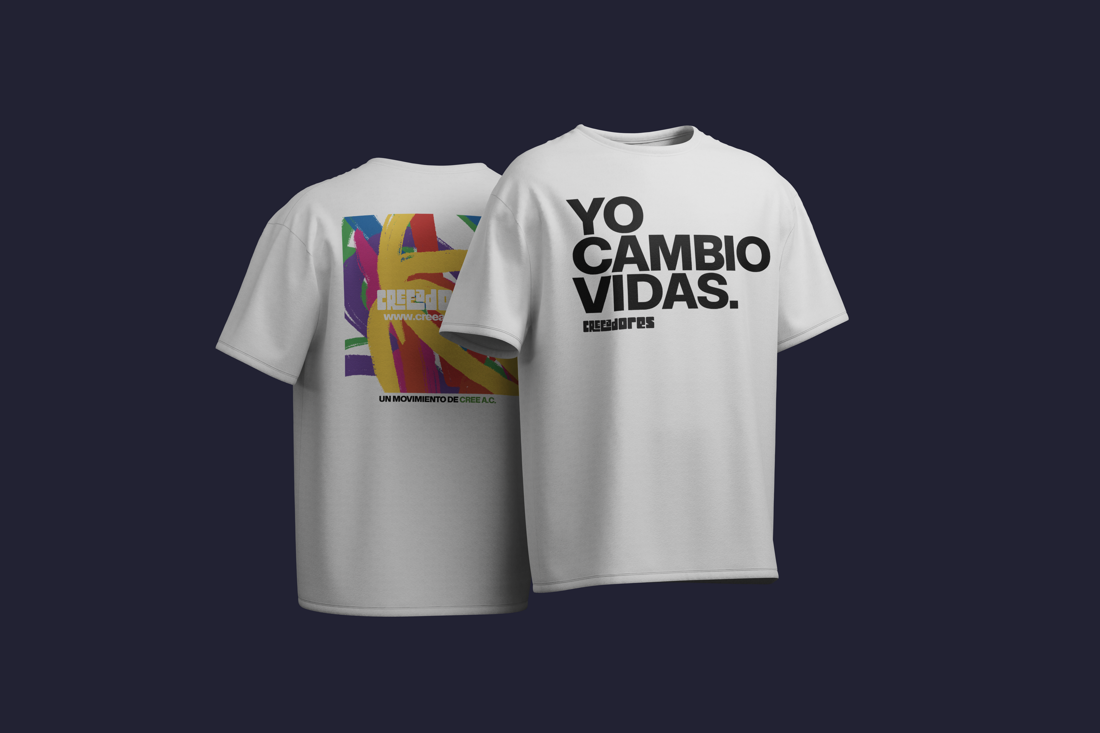 T-SHIRT "YO CAMBIO VIDAS."